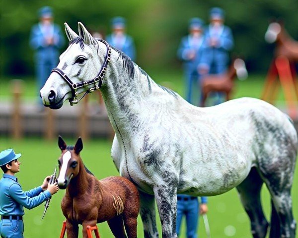 broodmare Obsidian M (Holsteiner, 2021, from Clarimo Ask)