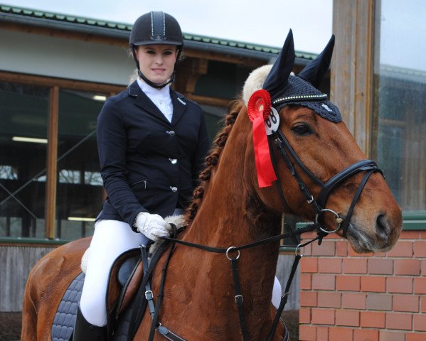 dressage horse Rügen Malö (Westphalian, 2003, from Relevant)