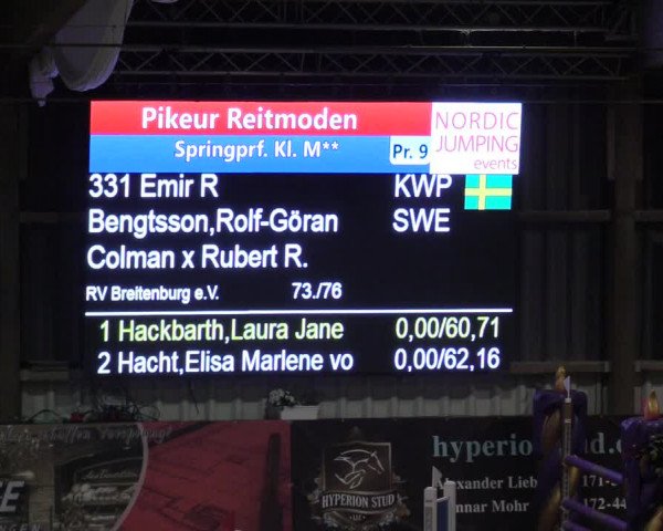 Reitturnier Negernbötel 2020, 3. Nordic Jumping event 2020/2021
