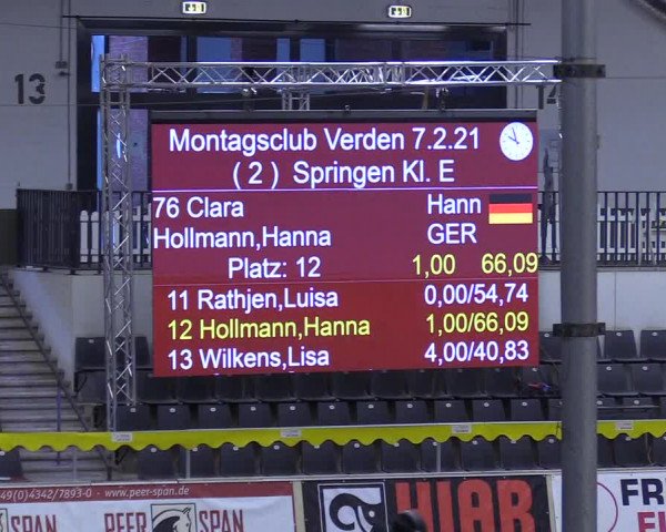 Reitturnier Verden Montagsclub 2021