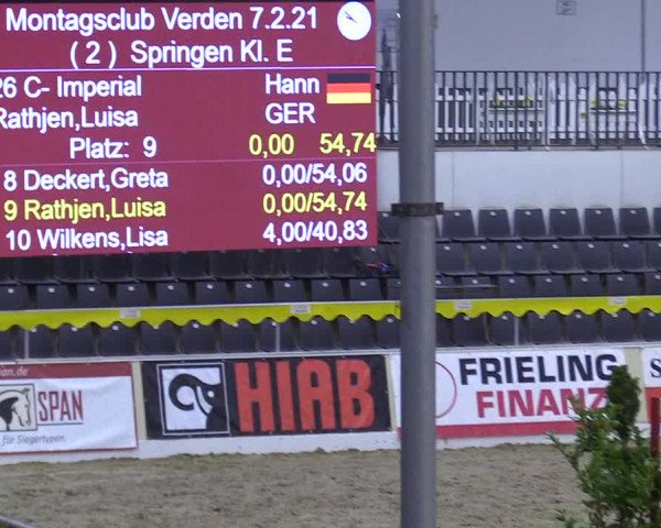 Reitturnier Verden Montagsclub 2021
