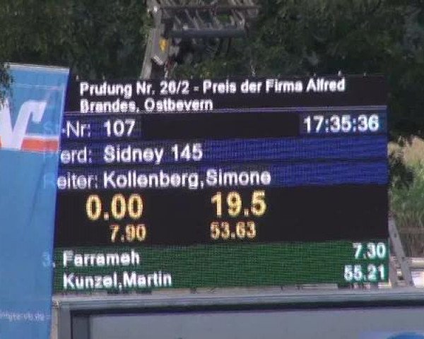 Ostbevern 2012
Freitag, den 24.08.2012
26.2. Stilspringprüfung Kl.A*

