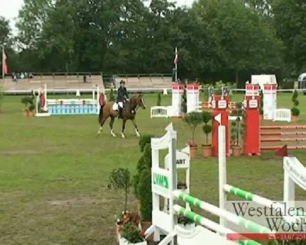 Westfalen-Woche Münster-Handorf
Samstag,  30. Juli 2011
34 Springponyprüfung Kl. A** - 5j. Ponys
