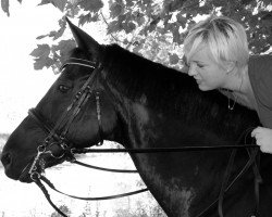 dressage horse Ravel Noir (Oldenburg, 1994, from Rubinstein I)