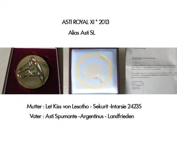 horse Asti SL (Bavarian, 2013, from Asti Spumante 7)